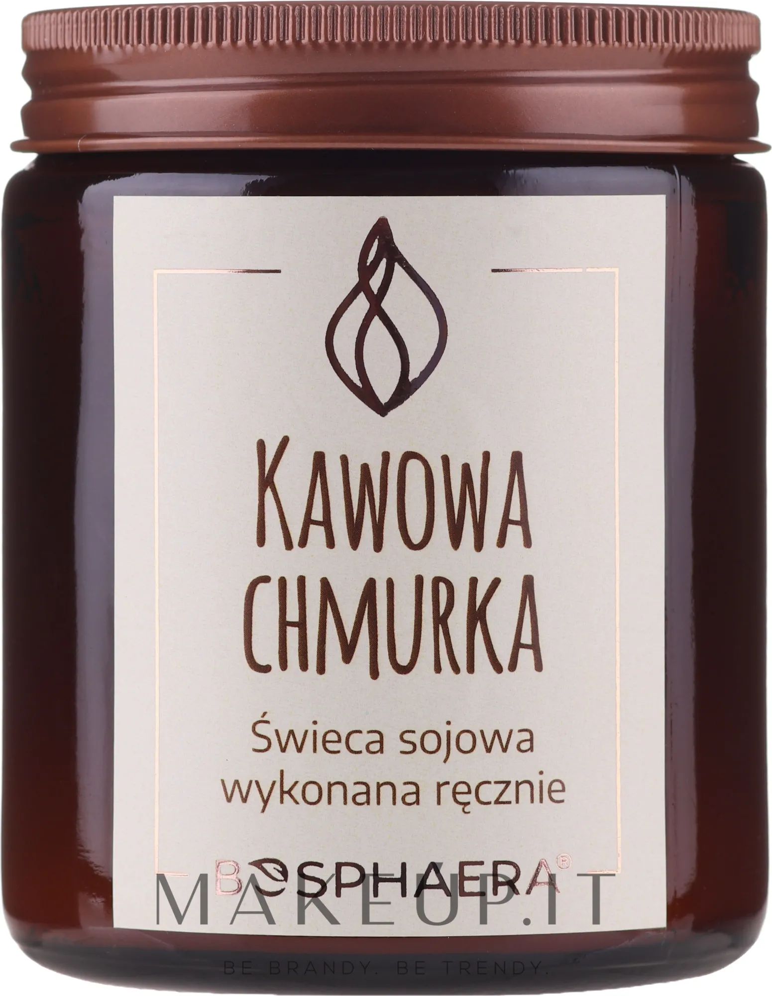 Candela profumata in cera di soia "Coffee Cloud"