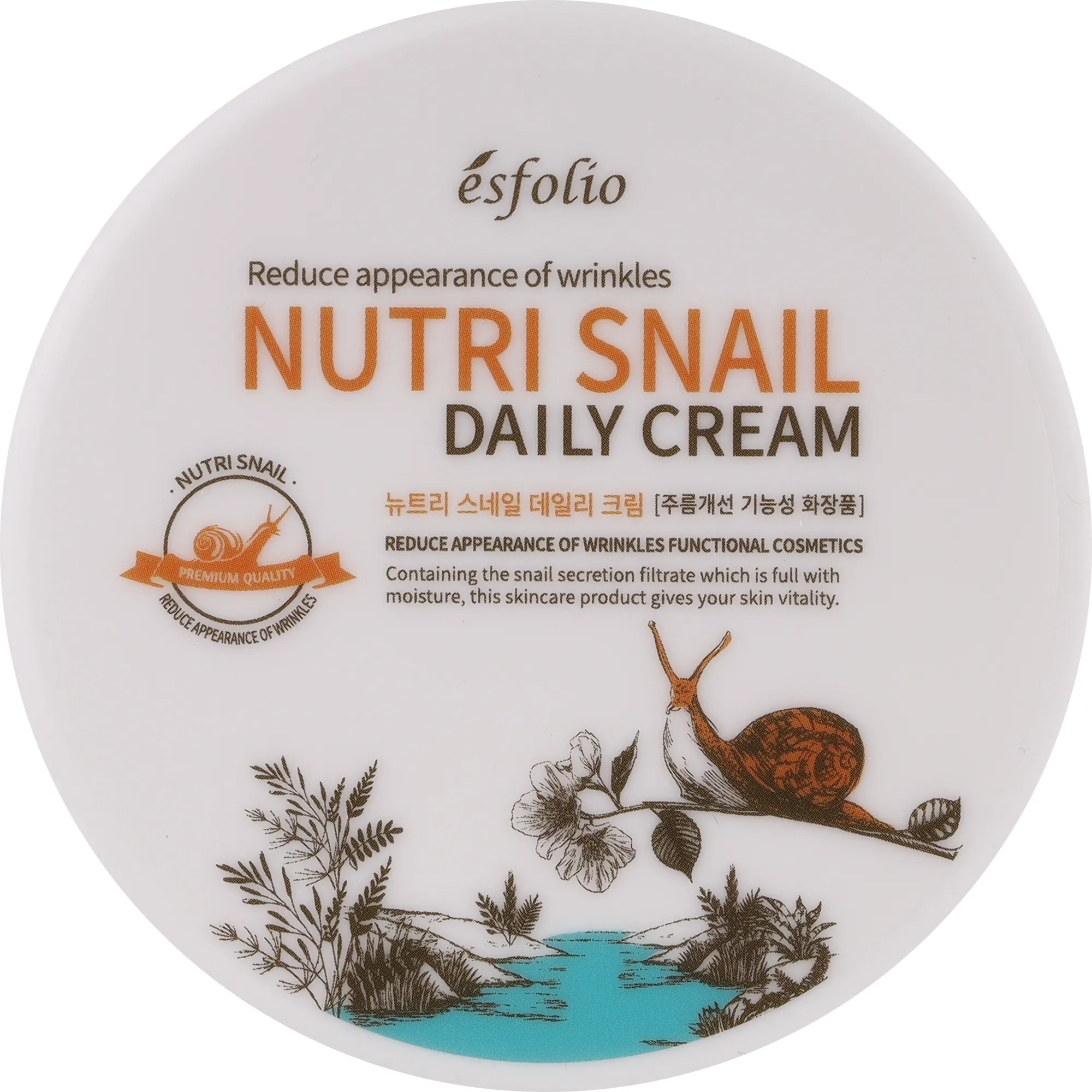 Crema nutriente alla bava di lumaca