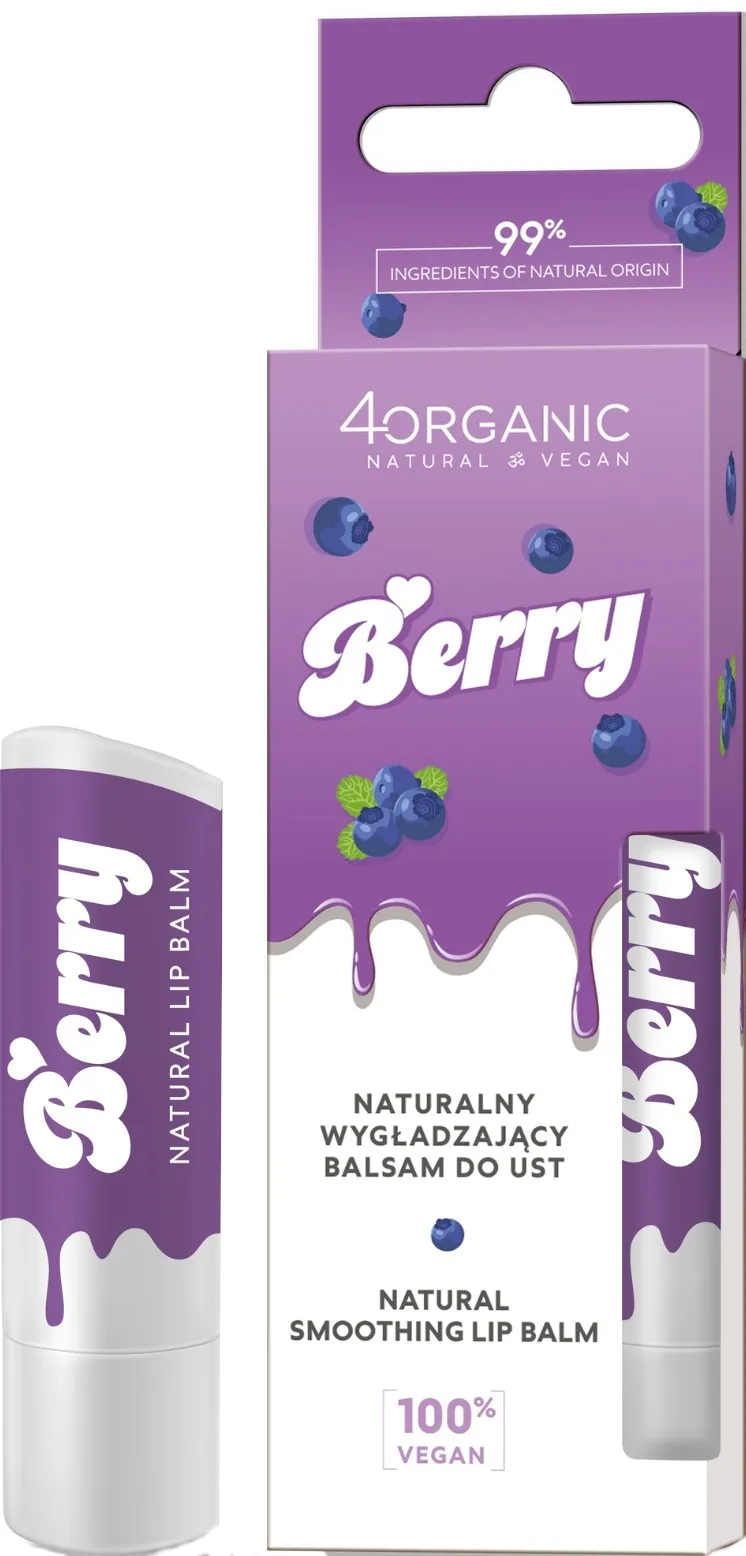 Balsamo levigante per labbra "Bacca"