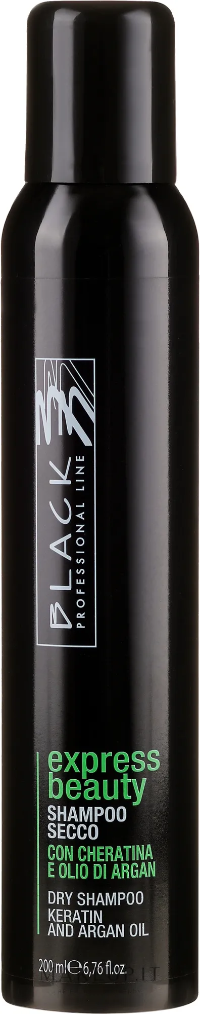 BLACK PROFESSIONAL LINE SHAMPOO SECCO CHERATINA E OLIO DI ARGAN 200 ML