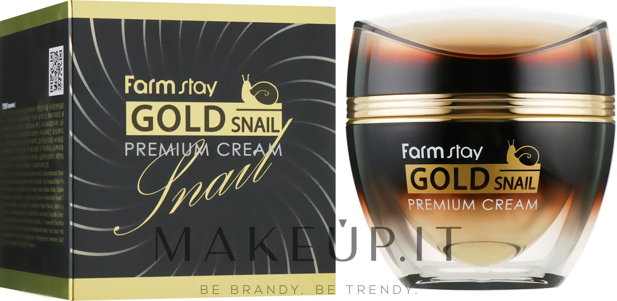 Crema con oro e bava di lumaca