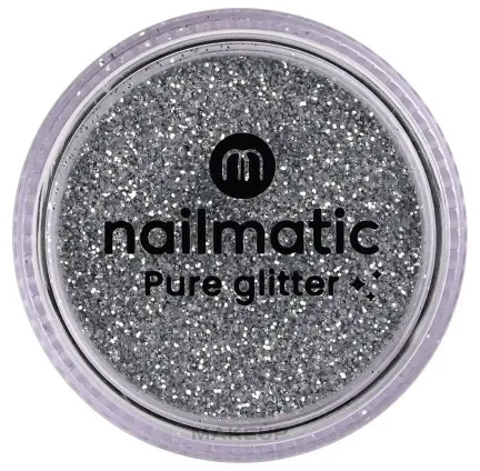 Nailmatic Pure Glitter Small Silver Glitter