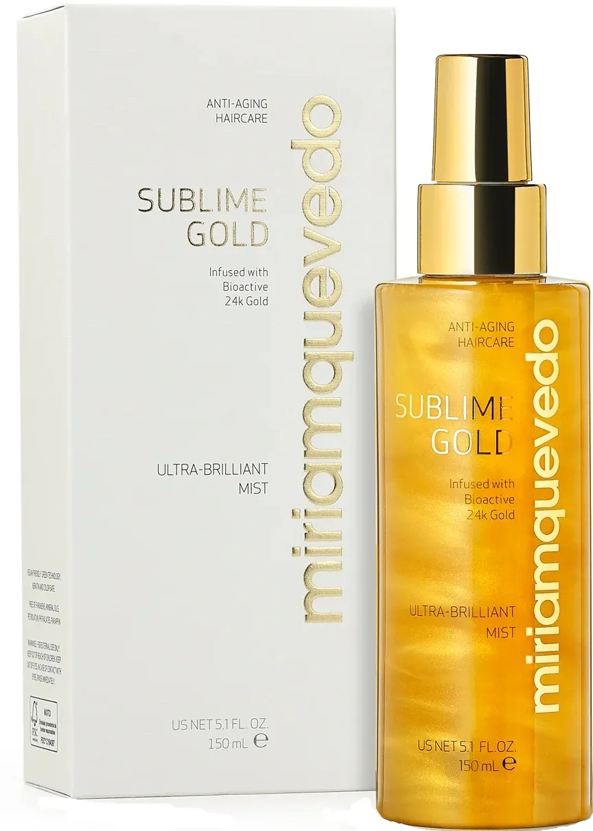 Spray per capelli con oro bioattivo