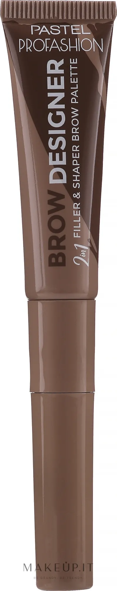 Pastel Profashion Eyebrow Designer Gel 2 In 1 Filler & Shaper Brow Palette