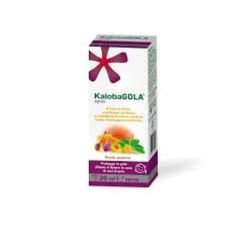 Kalobagola spray 20 ml - Contro il mal di gola con azione emolliente e lenitiva