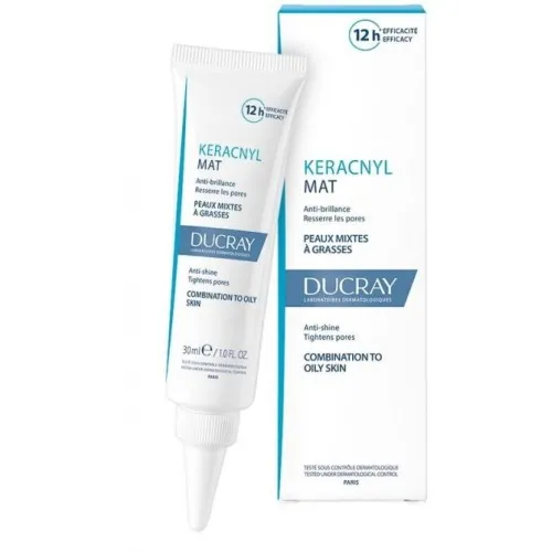 Ducray Keracnyl Crema Gel Opacizzante Pelle Grassa o a Tendenza Acneica - Flacone 30ml