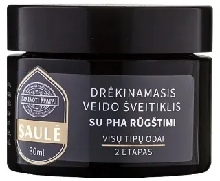 Scrub idratante per il viso con acido PHA