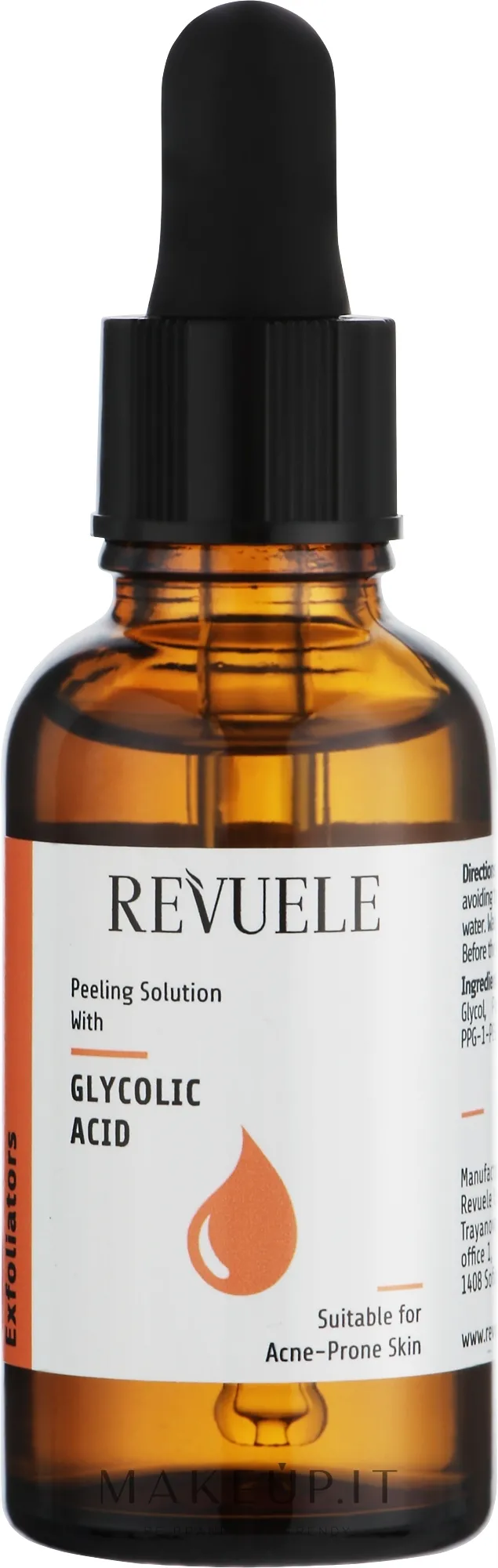 Peeling viso con acido glicolico, per pelli problematiche