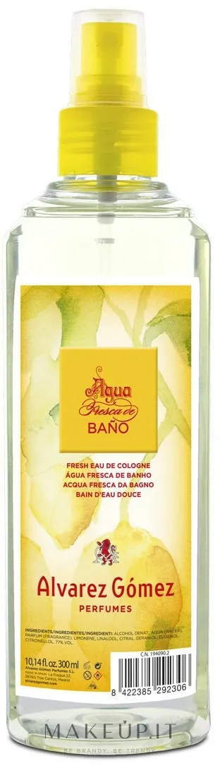 Alvarez Gomez Agua Fresca De Bano Cologne