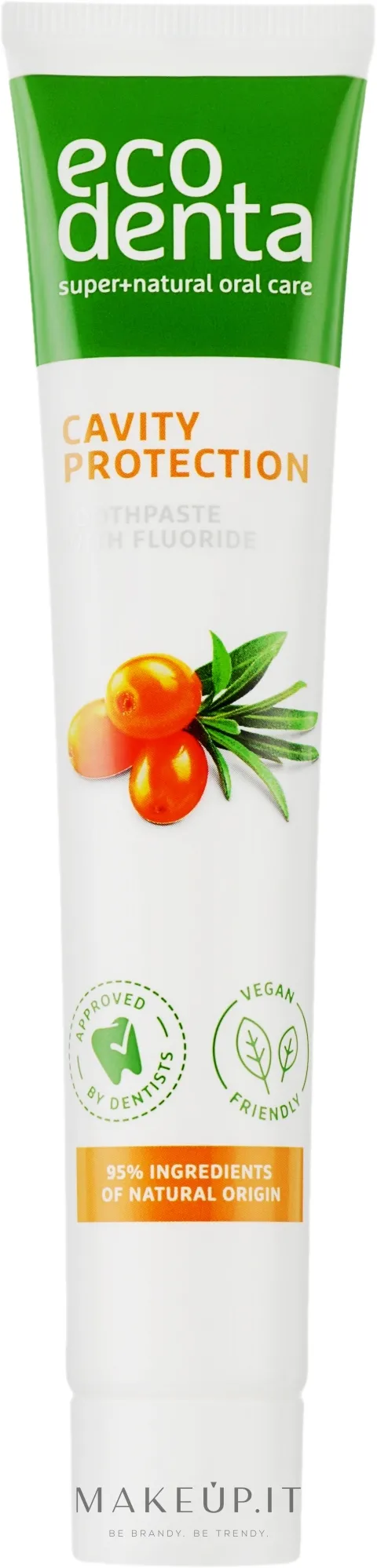 Dentifricio anticarie all'olio di olivello spinoso