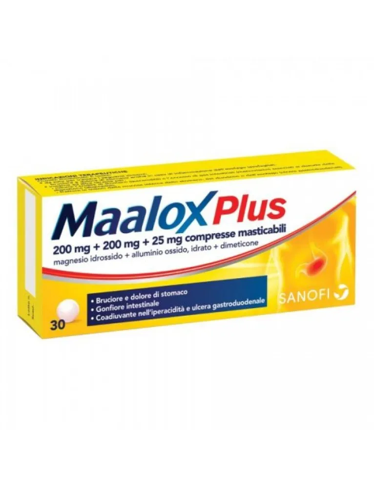 Maalox Plus 30 Compresse Masticabili