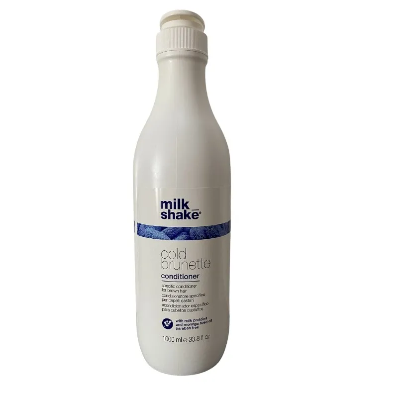 milk_shake Cold Brunette Conditioner 1000ml NEW -  balsamo anti-giallo/arancio capelli castani e scuri