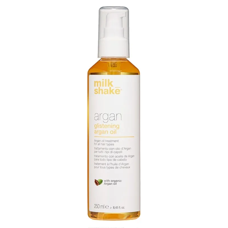 milk_shake Glistening Argan Oil 250ml - trattamento spray illuminante disciplinante con olio d'argan