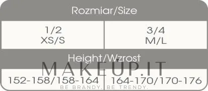 Calze autoreggenti "Marine" 15 DEN, naturali