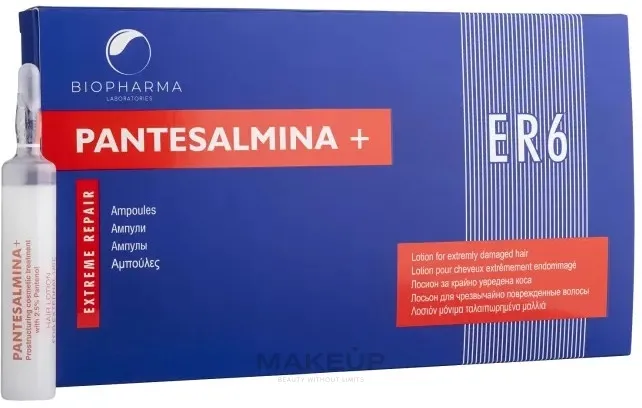 Lozione riparatrice in fiale per capelli estremamente danneggiati