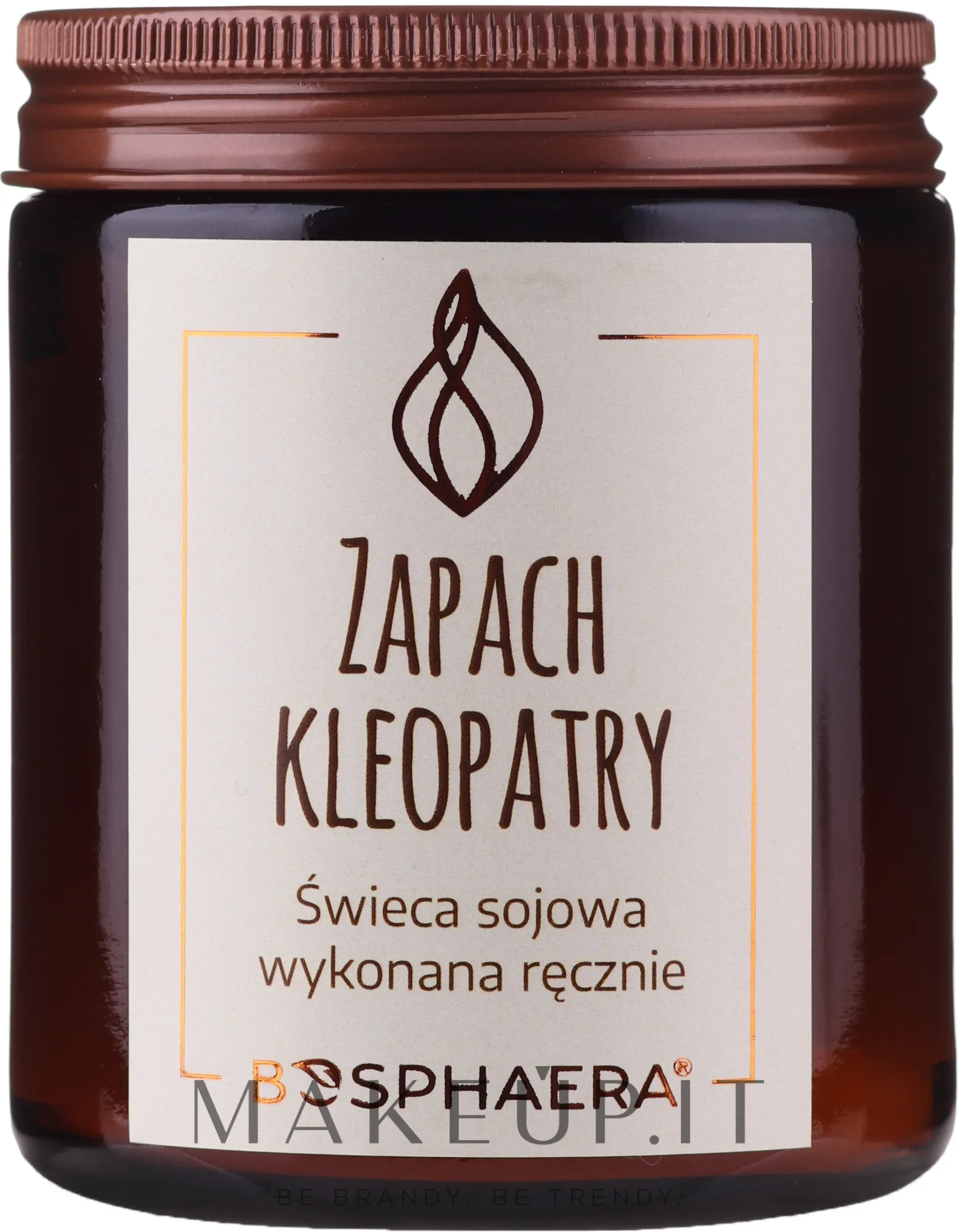 Candela profumata in cera di soia "Scent of Cleopatra"