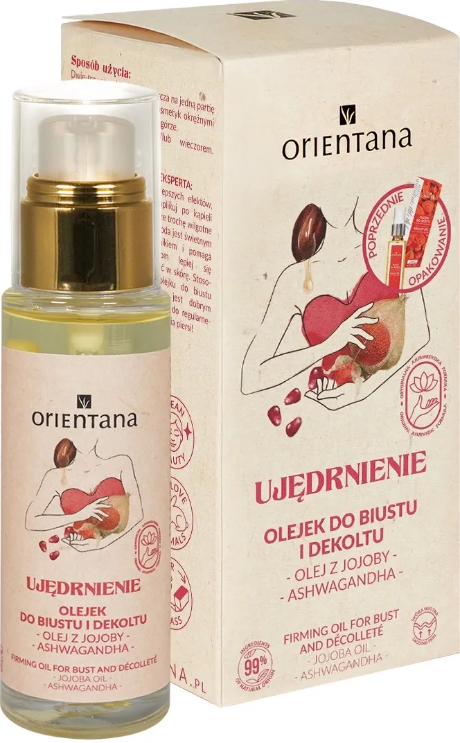 Olio rassodante al jojoba per seno e décolleté