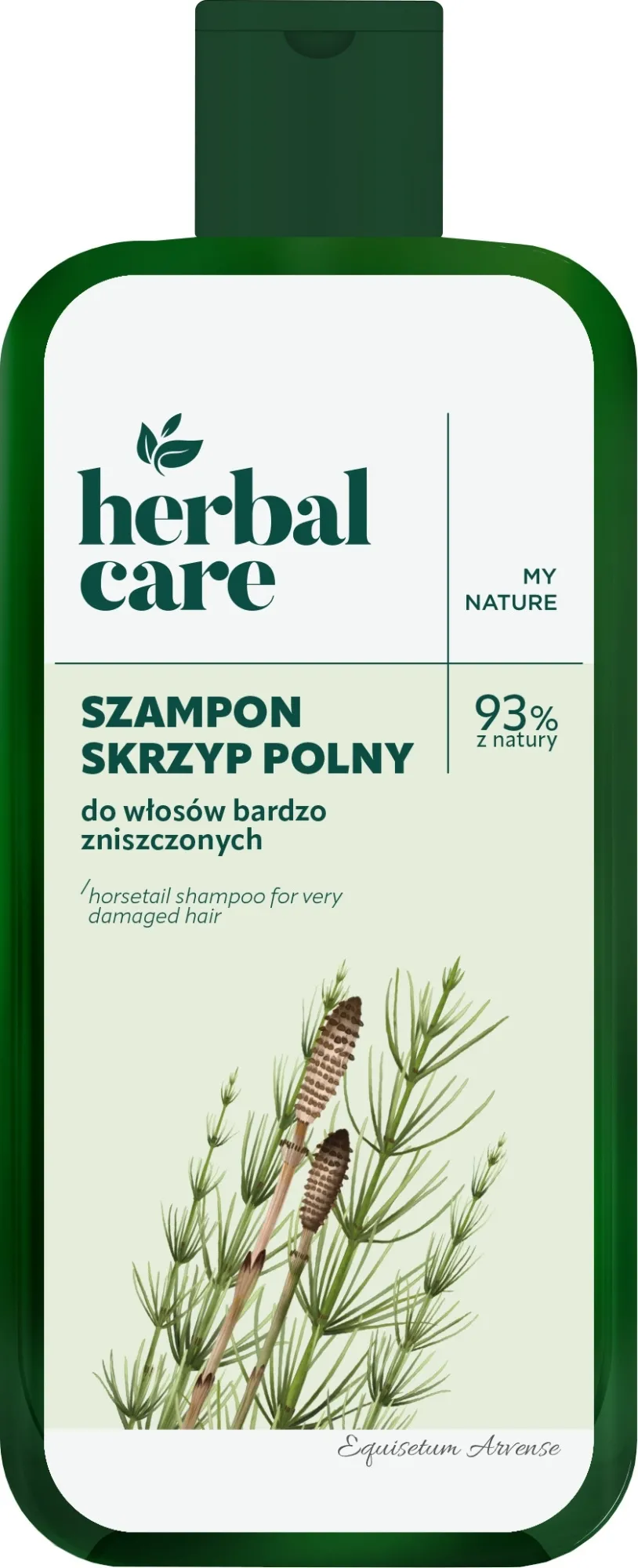 Shampoo all'equiseto per capelli molto danneggiati