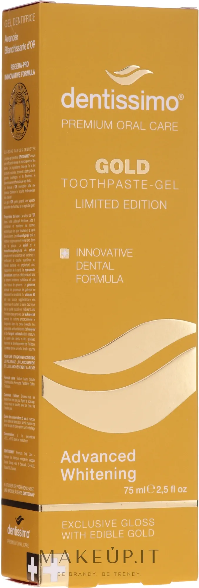 Dentifricio-gel sbiancante