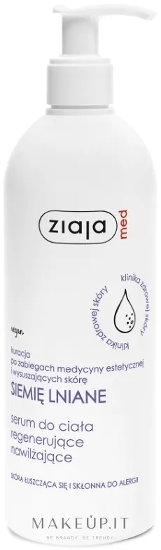 Siero corpo ai semi di lino