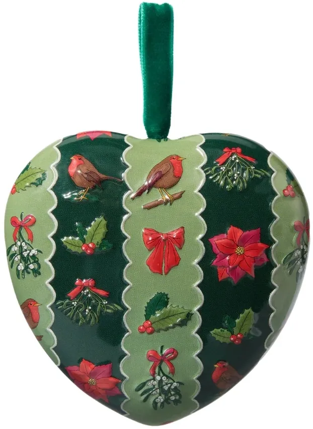 Sapone profumato in scatola di latta a forma di cuore