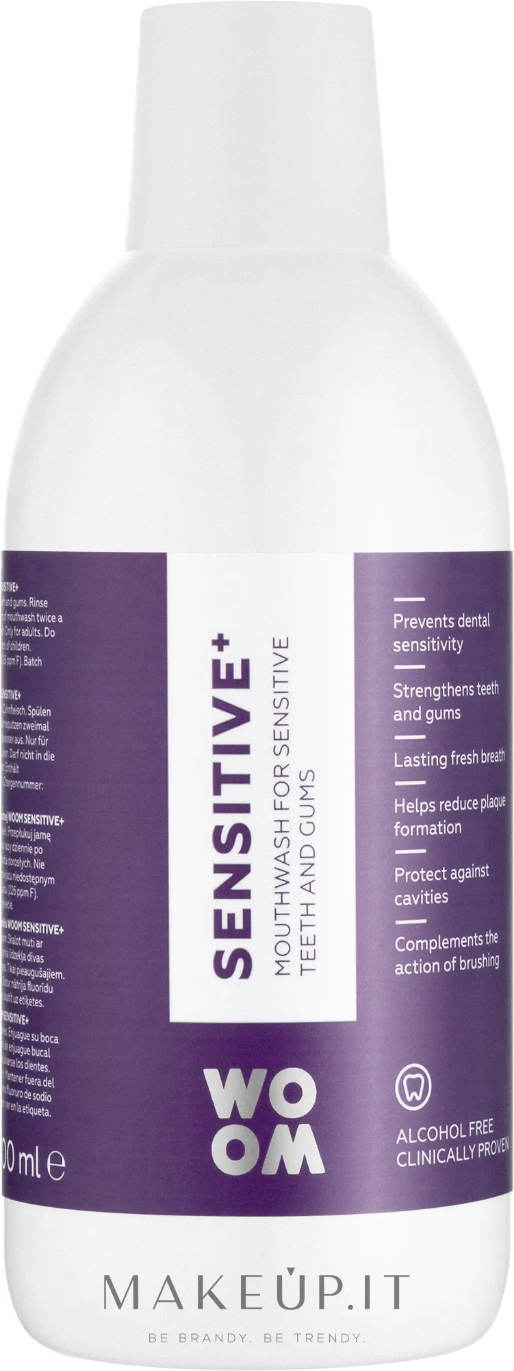 Collutorio per denti e gengive sensibili