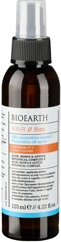 Olio spray protettivo per capelli