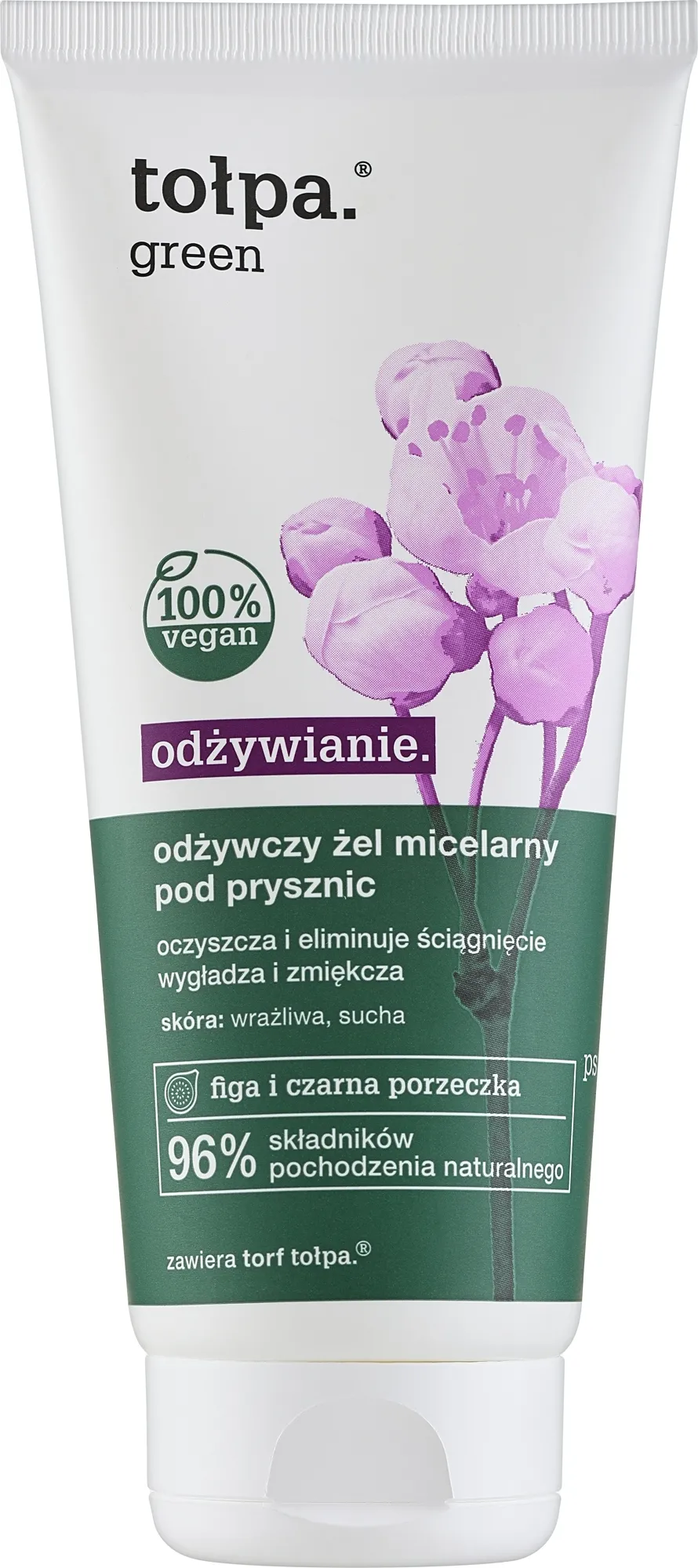 Gel doccia micellare con estratto di fico e olio di semi di ribes nero