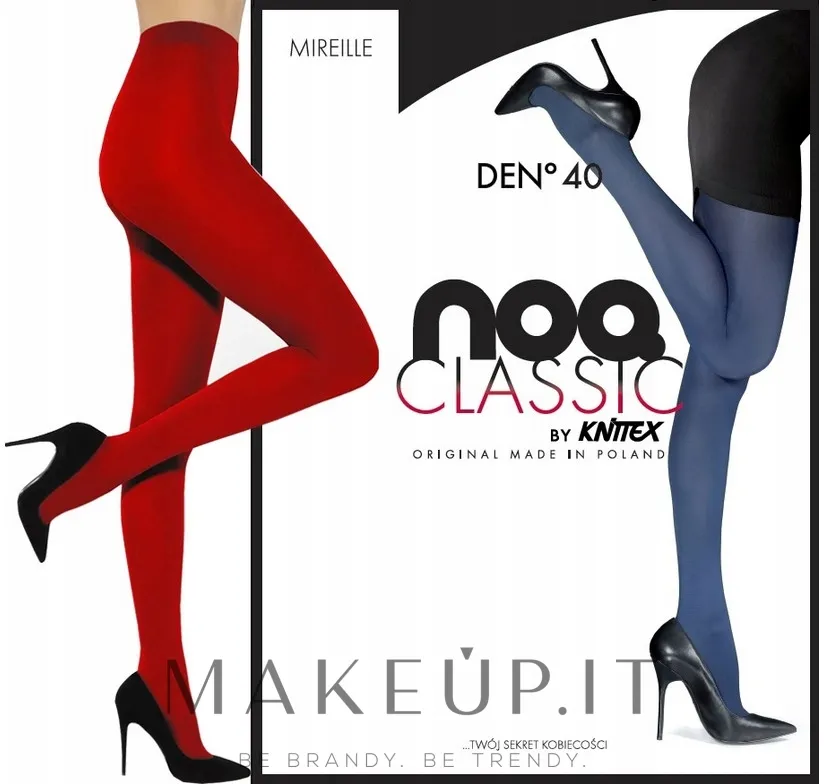 Collant donna "Mireille / Maxielle" 40 Den, rosso