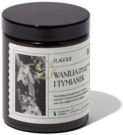 Candela profumata "Vaniglia e Timo"