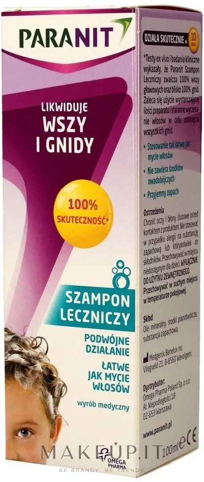Shampoo terapeutico pidocchi e lendini