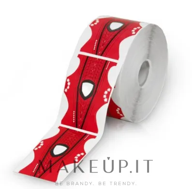 Cartine per allungare le unghie a doppia faccia, rosse