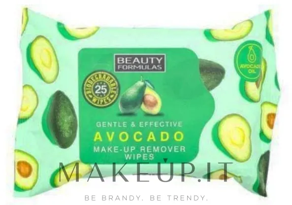 Salviettine struccanti all'avocado