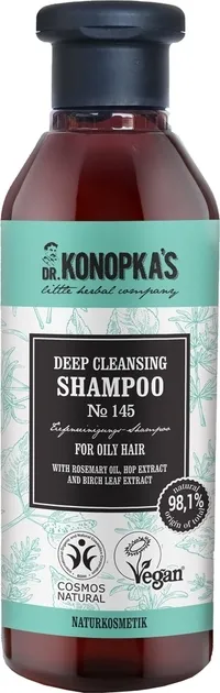 Shampoo per la pulizia profonda dei capelli grassi