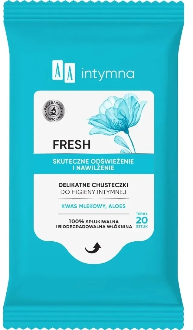 Salviette rinfrescanti per l'igiene intima, 20 pz.