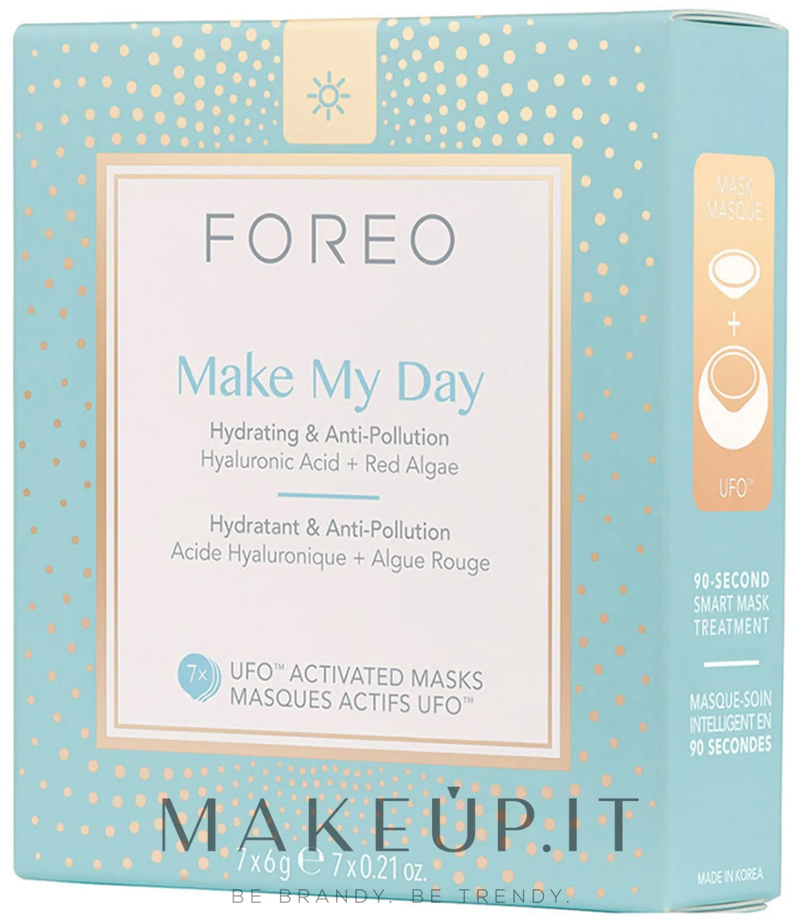 Maschera viso anti-inquinamento e idratante, da giorno