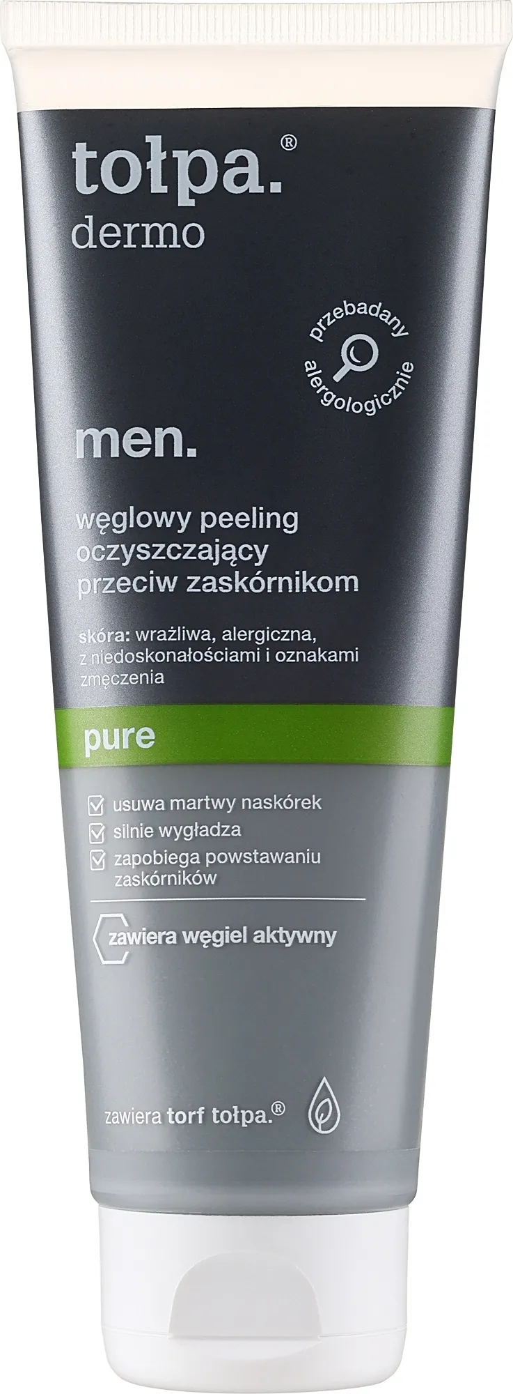 Peeling detergente per la pelle acneica