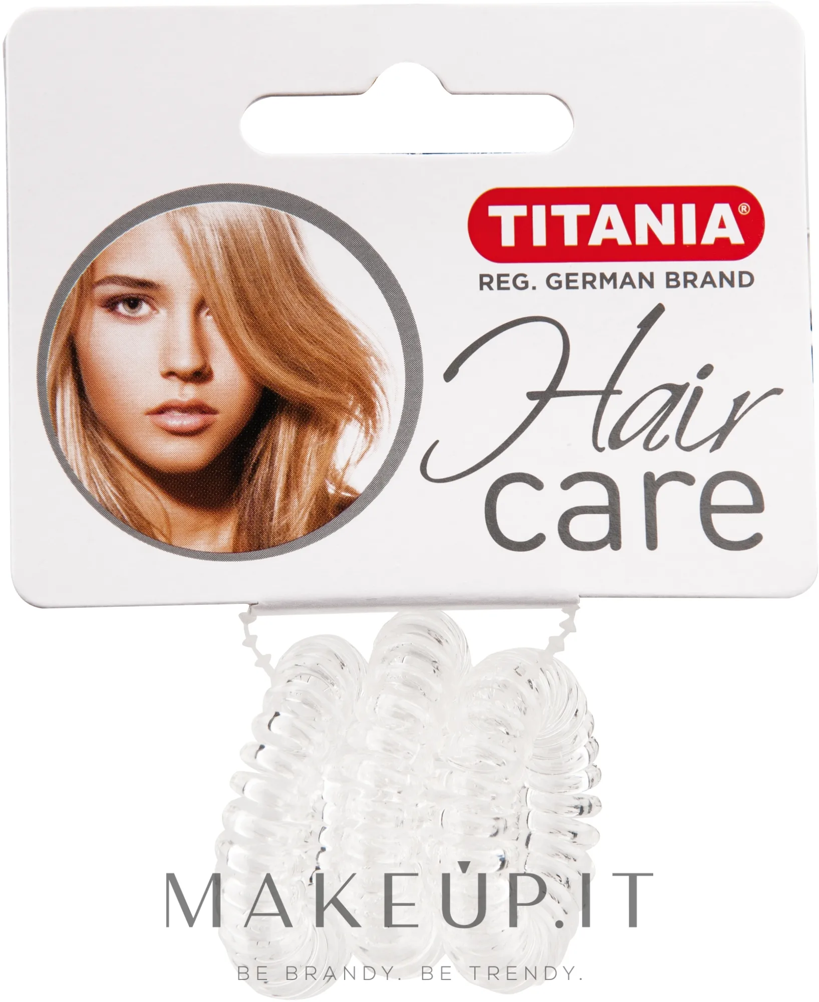 Elastico per capelli "Anti Ziep", trasparente, 3 pezzi