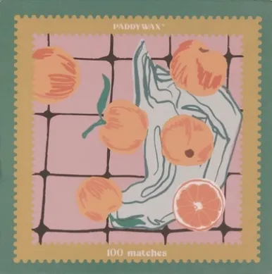 Fiammiferi sicuri per candele in scatola "Oranges"