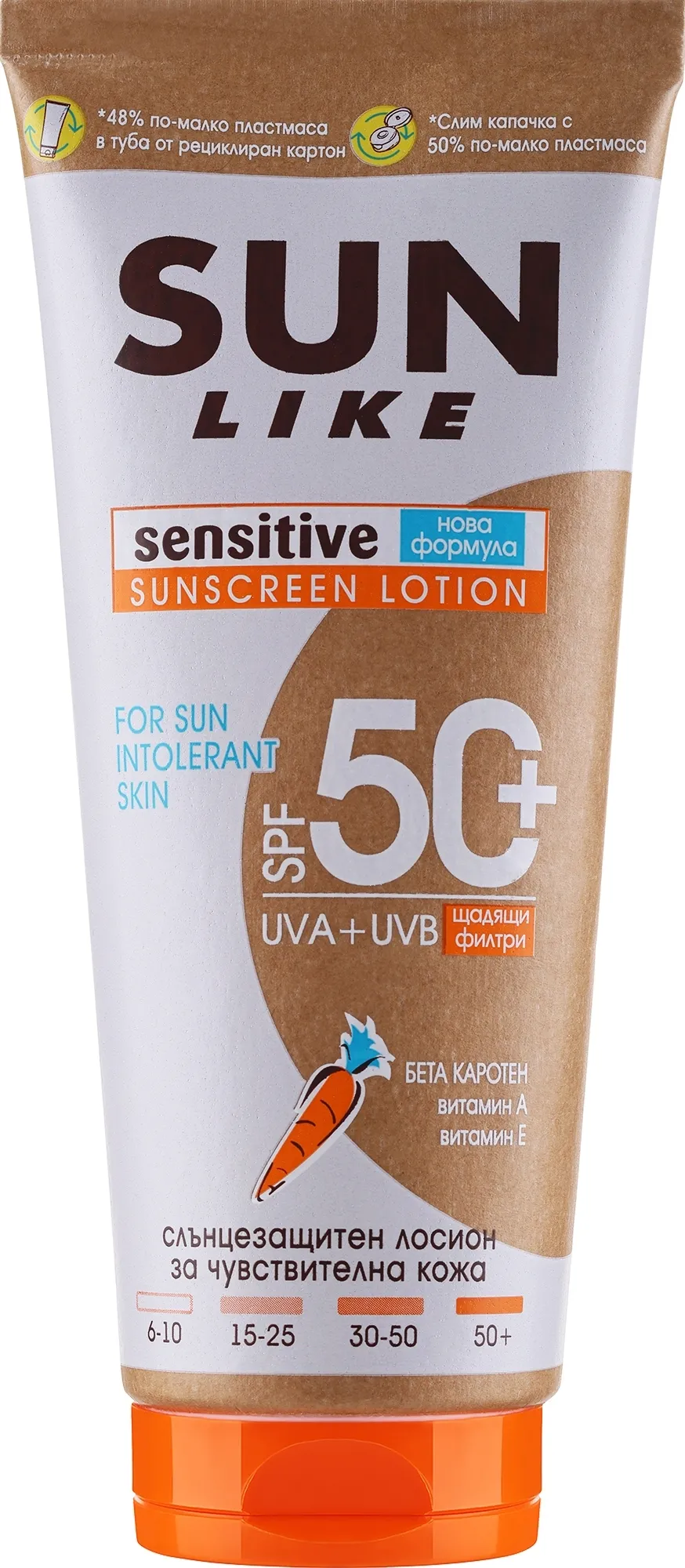 Lozione solare per pelli sensibili