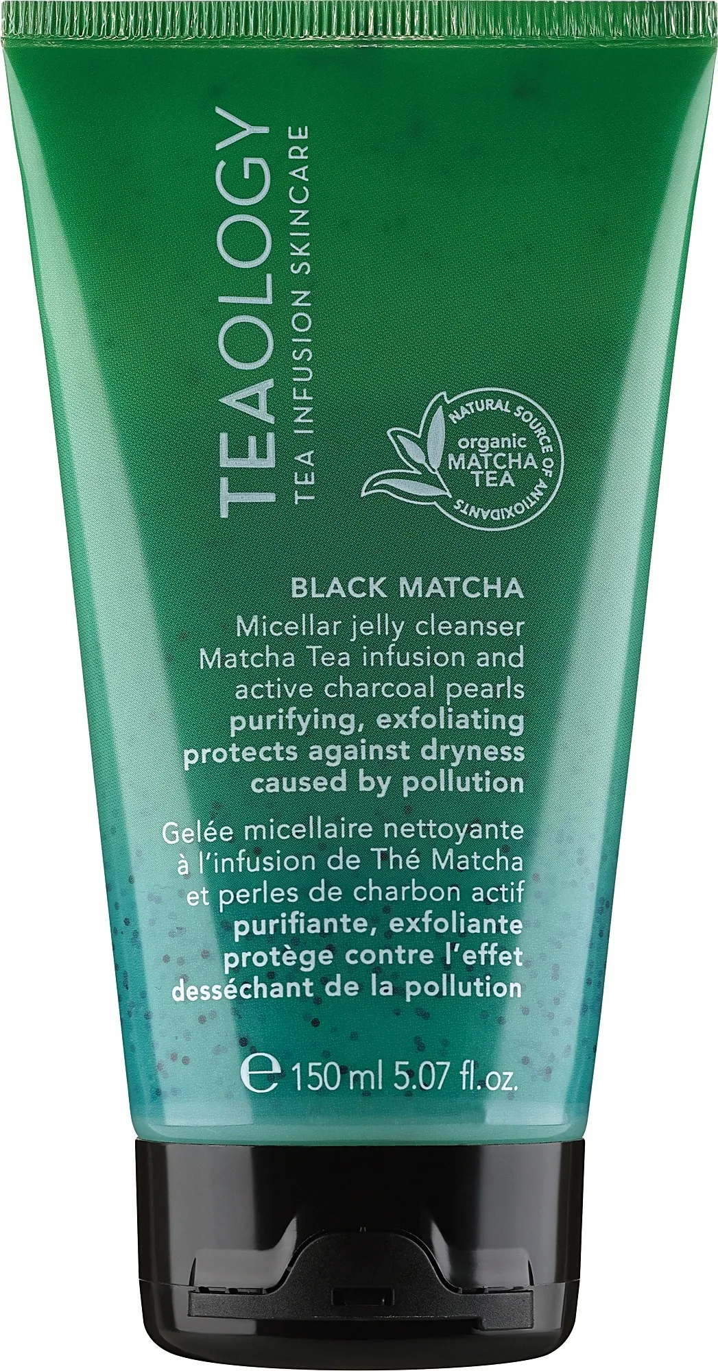 Gel detergente viso micellare con matcha nera
