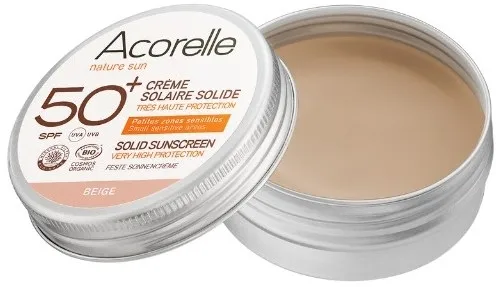 Crema solare solida con effetto tonalizzante