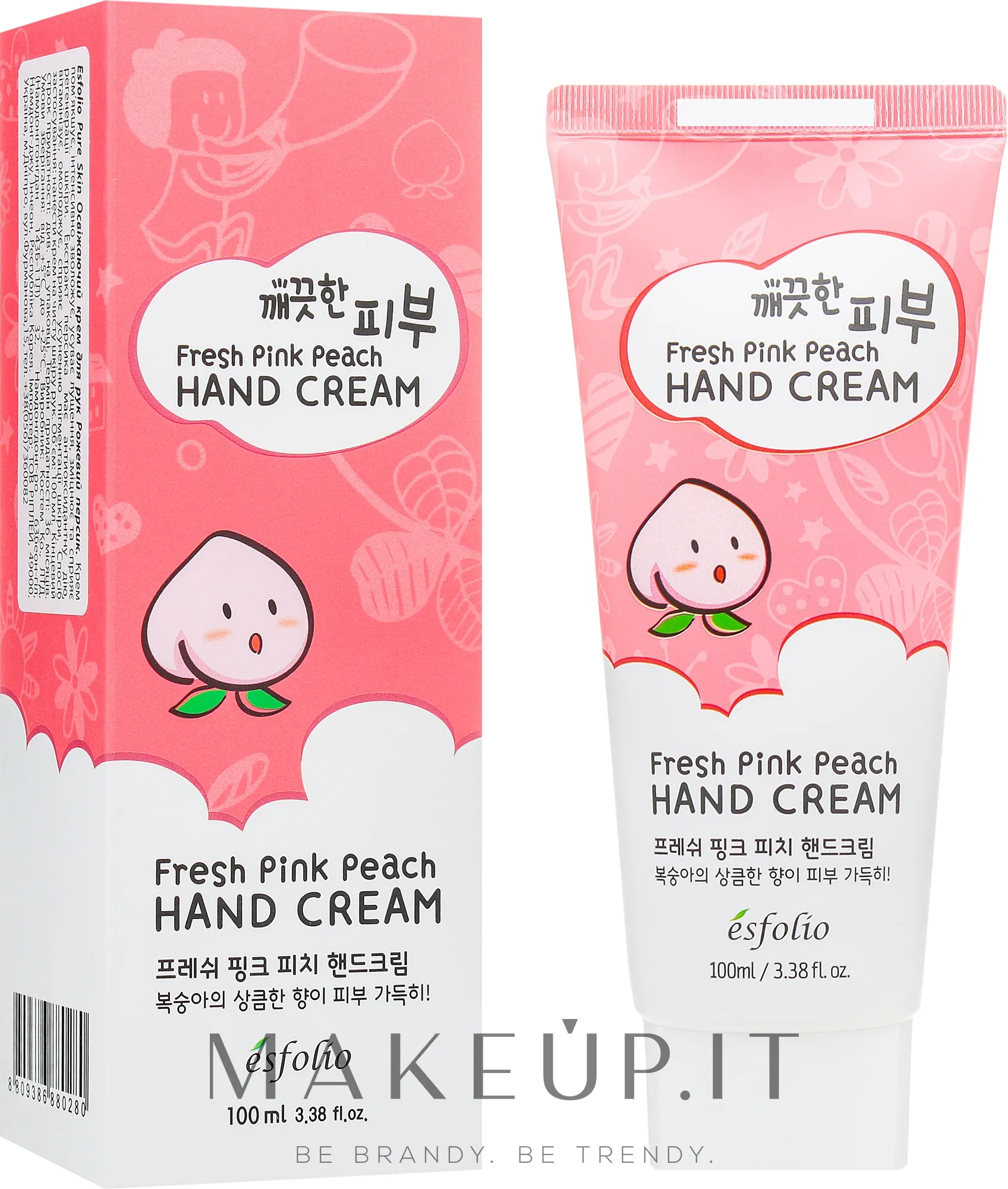 Crema mani rinfrescante alla pesca