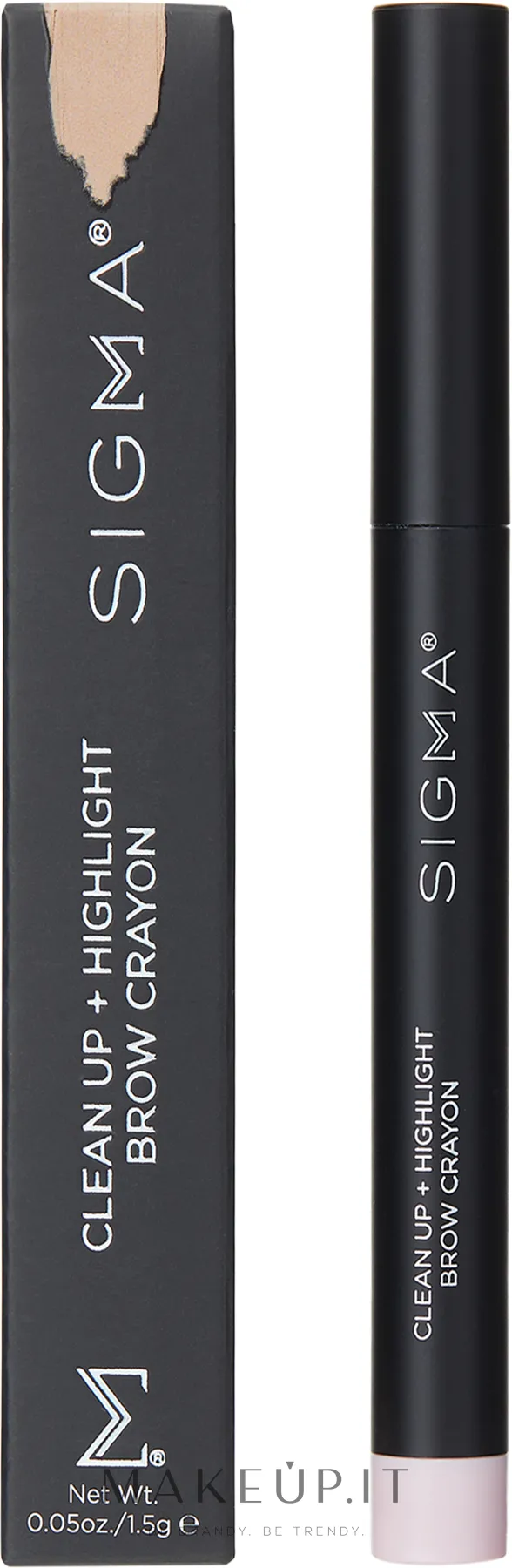 Sigma Beauty Clean Up +Highlight Brow Crayon