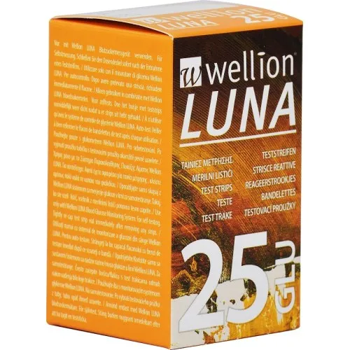 Wellion Luna - Formato 25 strisce