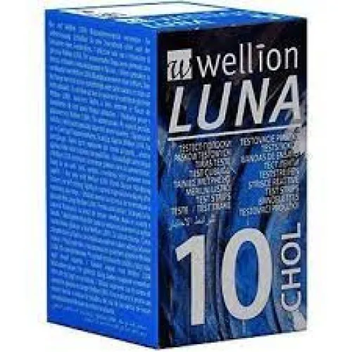 WELLION LUNA CHOLES STRIPS10PZ