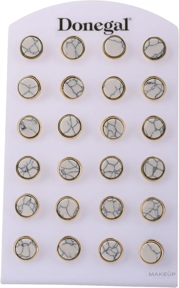 Orecchini a bottone, 6433, 24 pz.