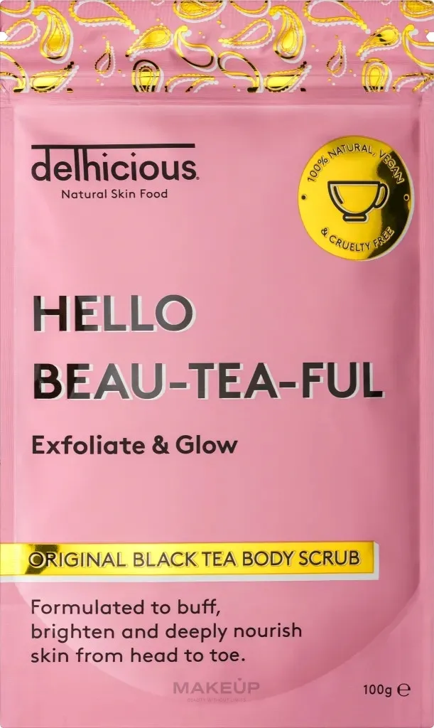 Scrub corpo con caffeina e antiossidanti