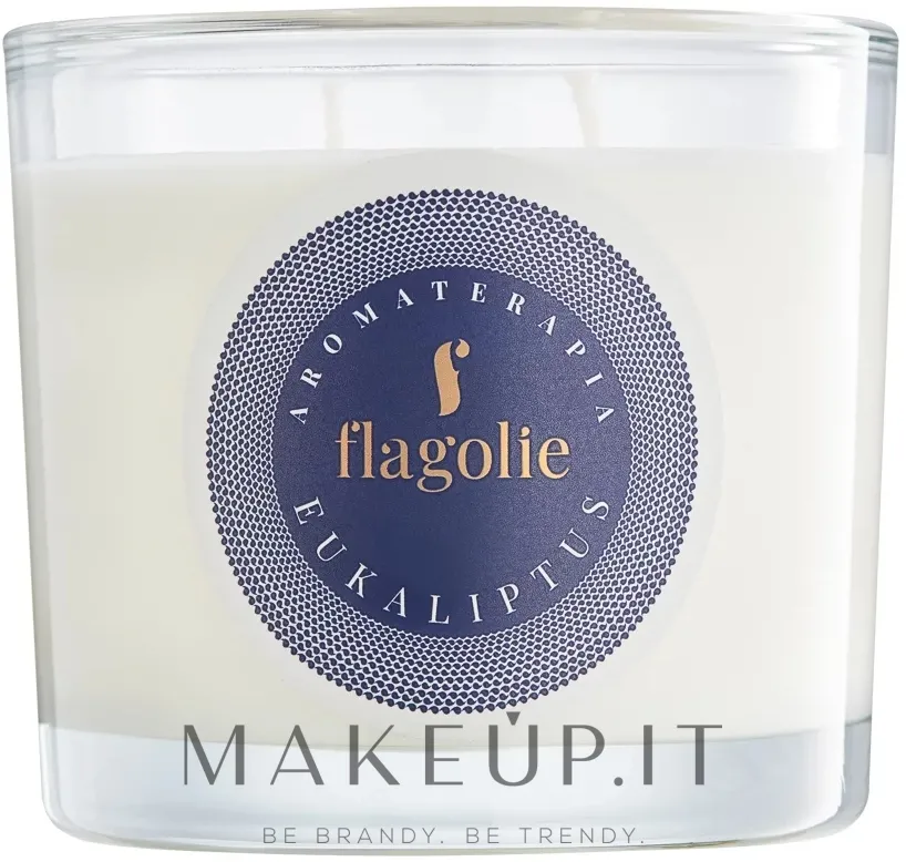 Candela profumata all'eucalipto