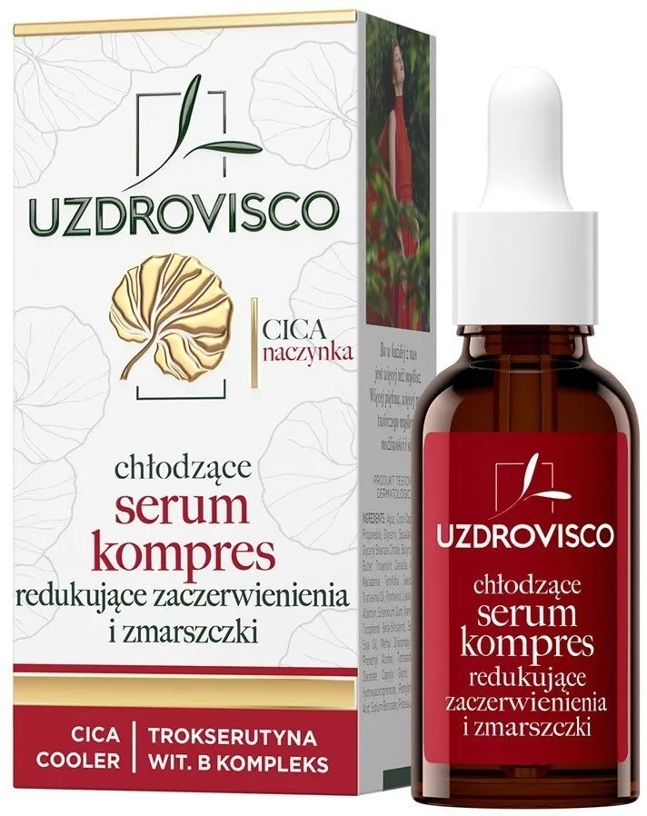 Siero rinfrescante per pelle con capillari dilatati incline agli arrossamenti